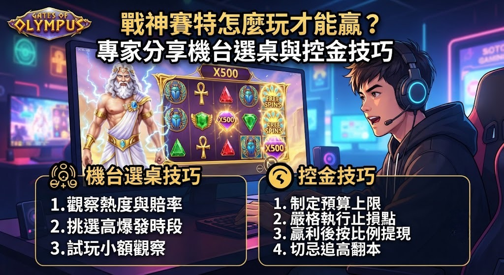 專家分享機台選桌與控金技巧